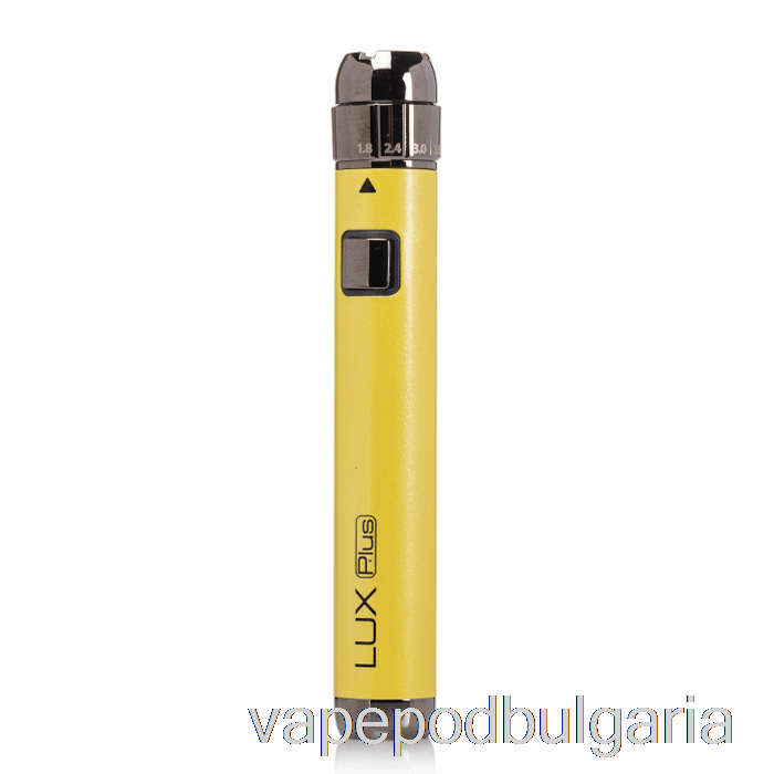 Vape 10000 Дръпки Yocan Lux Plus 510 батерия жълта